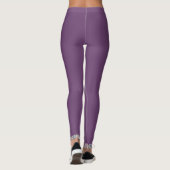 Verven van Herringbone - paars Leggings (Achterkant)