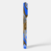 Verver uit Retro Abstract Psychedelic Brown Case-Mate iPhone Case (Achterkant / Rechts)