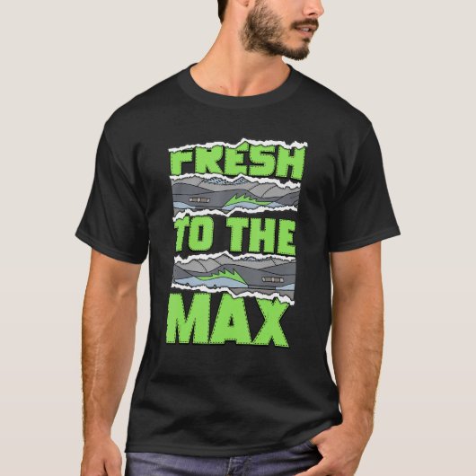 Ververs naar de Max Retro Green Bean 5s Unisex Mat T-shirt (Voorkant)
