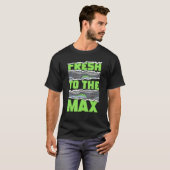 Ververs naar de Max Retro Green Bean 5s Unisex Mat T-shirt (Voorkant volledig)