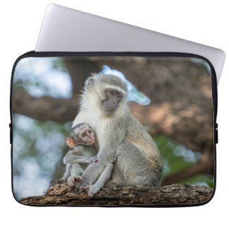 Vervet Monkey in Afrikaanse wilde dieren Laptop Sleeve