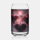 Vervlochten geliefden blikvorm glas (Voorkant)