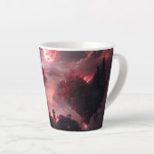 Vervlochten geliefden latte mok (Rechterhoek)