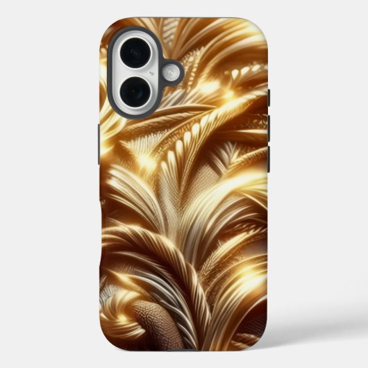 Vervlochten Goud Case-Mate iPhone Case (Achterkant)