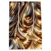 Vervlochten Goud Medium Cadeauzakje (Achterkant)