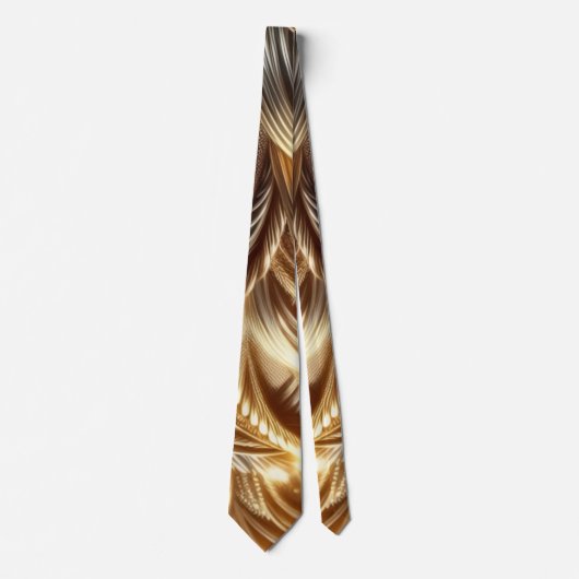 Vervlochten gouden halsband stropdas (Voorkant)