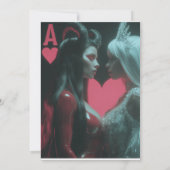 Vervlochten harten: Angel & Devil Kaart (Achterkant)