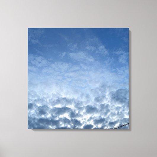 Vervloeiende lucht canvas afdruk (Voorkant)