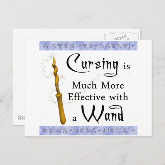 vervloeken werkt effectiever met een wiet briefkaart (Voorkant / Achterkant)