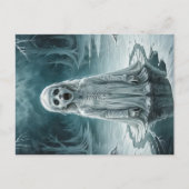 Vervloekt kind geest in ijzige winter meer briefkaart (Voorkant)