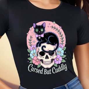 Vervloekt maar Knuffelig - Grappig Halloween Tshir T-shirt
