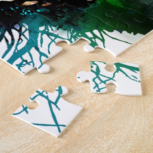 Vervloekt terrein V2-ontwerppuzzel Legpuzzel (Zijkant)