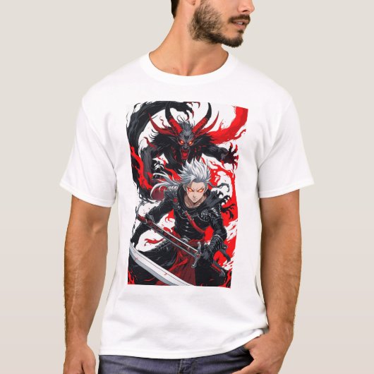 Vervloekt Zwaard Demon Slayer Shirt (Voorkant)