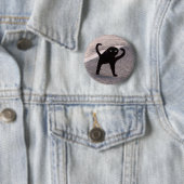 Vervloekte Cat Meme Pin Button (In situ)