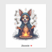 Vervloekte Chihuahua Ritual Dog Sticker (Vel)