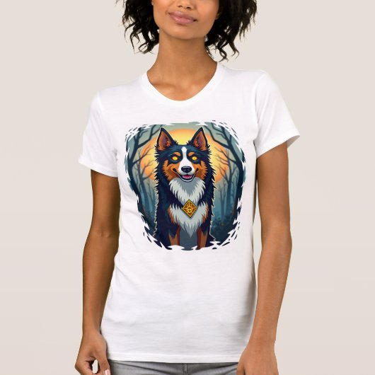 Vervloekte Collie Kruip T-shirt (Voorkant)