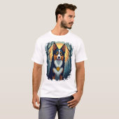 Vervloekte Collie-kruip T-shirt (Voorkant volledig)