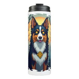 Vervloekte Collie-kruip Thermosbeker