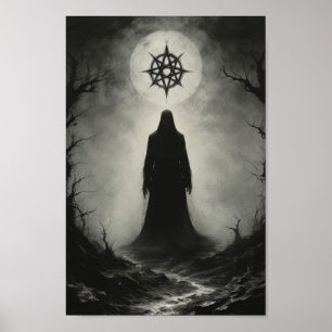 Vervloekte demon geest voor zijn Koning Symbool Poster