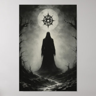 Vervloekte demon geest voor zijn Koning Symbool Poster