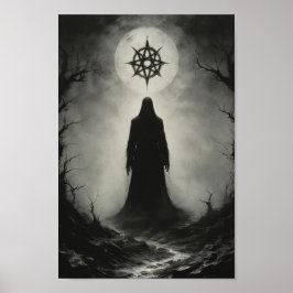 Vervloekte demonen geest voor het Koningssymbool Poster