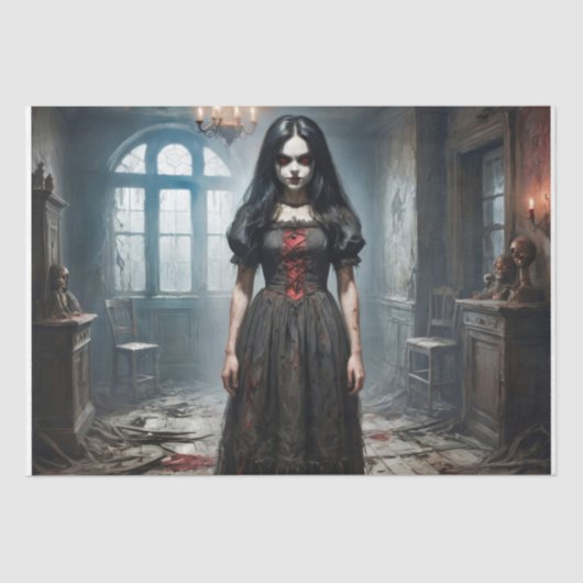 vervloekte gast tissuepapier (Voorkant)