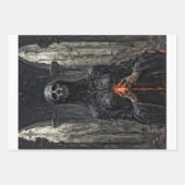 Vervloekte gotische zielen en demonen inpakpapier vel (Voorkant)