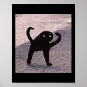 Vervloekte kattenmemen vervloekte kat boos als mem poster