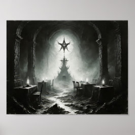 Vervloekte kerk van het kwaad poster