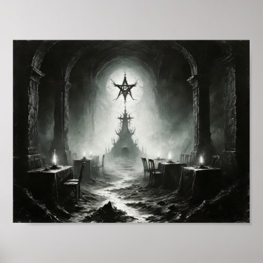 Vervloekte kerk van het kwaad poster (Voorkant)