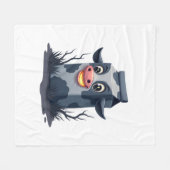 Vervloekte melk karton Koe Fleece Deken (Voorkant (Horizontaal))