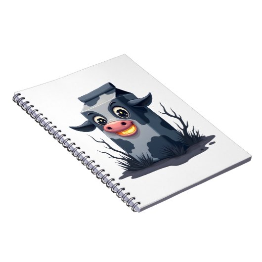 Vervloekte melk karton Koe Notitieboek (Rechterzijde)