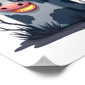 Vervloekte melk karton Koe Poster (Hoek)