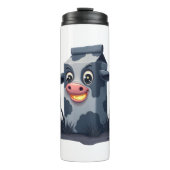 Vervloekte melk karton Koe Thermosbeker (Voorkant)