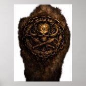 Vervloekte Munt Piraat Sigil Poster (Voorkant)