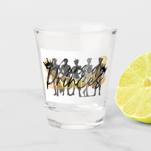 Vervloekte Prinsen Shot Glas (Voorkant)