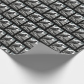 vervloekte veren cadeaupapier (Hoek)