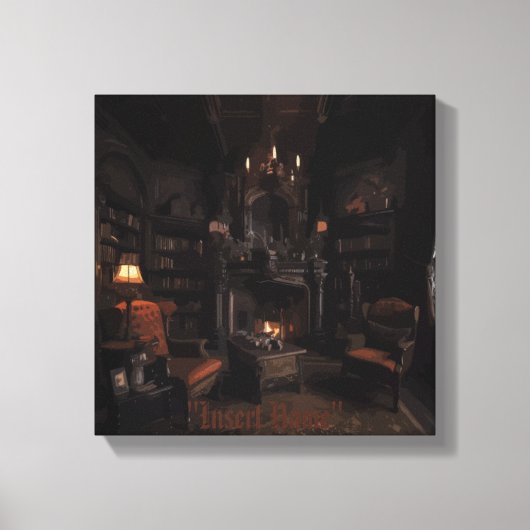 Vervloekte volumes canvas afdruk (Voorkant)