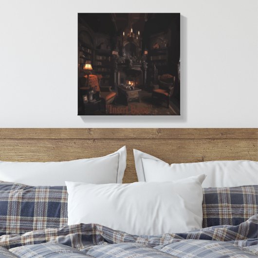 Vervloekte volumes canvas afdruk (Insitu (Slaapkamer))