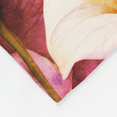 Vervlogen Calla lelie Fleece Deken (Hoek)