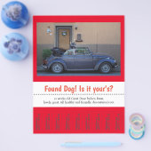 Vervlogen Hond Afscheur Flyer (Enkel)
