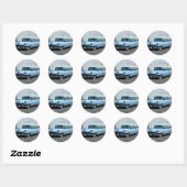 Vervoer 168 ronde sticker (Vel)