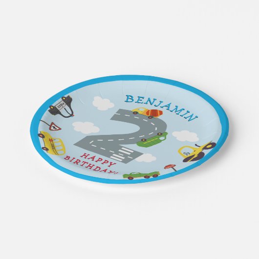 Vervoer 2e verjaardag Bord van de partij bij het j (Gekanteld)