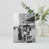 Vervoer aan boord: 1905 briefkaart (Staand voorkant)