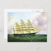  vervoer Antiek klant op Zee Briefkaart (Voorkant / Achterkant)