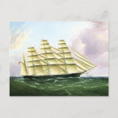  vervoer Antiek klant op Zee Briefkaart (Voorkant)