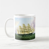 vervoer Antiek klant op Zee Koffiemok (Links)