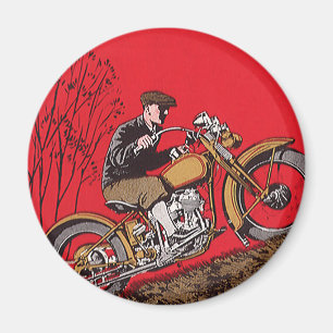 vervoer, Antiek motorfietsen Magneet