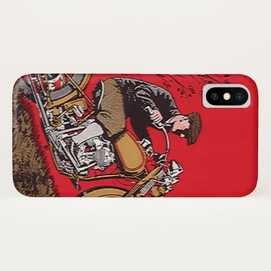 vervoer, Antiek motorfietsenbrein Case-Mate iPhone Case (Achterkant (horizontaal))