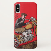 vervoer, Antiek motorfietsenbrein Case-Mate iPhone Case (Achterkant)